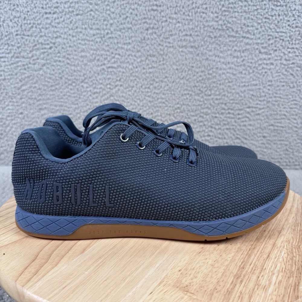 No Bull Gum Outwork Mens 11 Navy Gum SuperFabric Athletic Gym Trainers Shoes
